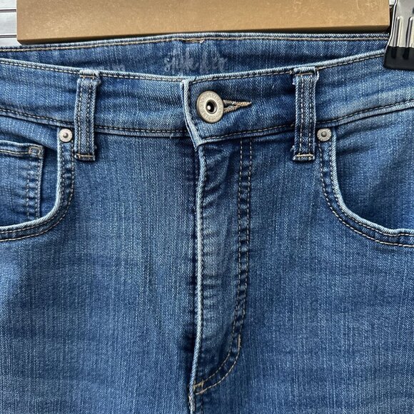 Style & Co. Straight Leg Patchwork Relaxed Denim Jeans Mid-Wash Pockets Women 10 - Picture 6 of 16